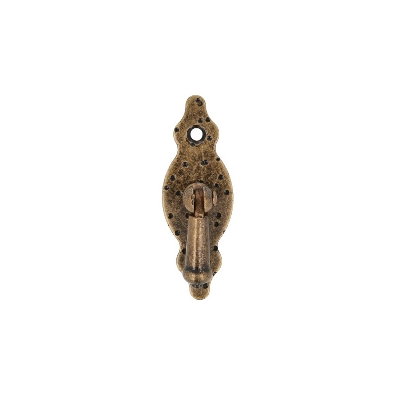 AMIG 19229  
 Tirador con placa 1005  
 28 x 80 mm  
 Cuero