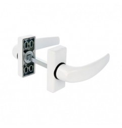 AMIG 19236  
 Manilla aluminio DELTA  
 121 x 72 mm  
 Aluminio  
 Blanco