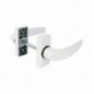 AMIG 19236  
 Manilla aluminio DELTA  
 121 x 72 mm  
 Aluminio  
 Blanco