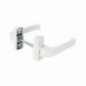 AMIG 19245  
 Manilla aluminio EPSILON  
 132 x 70 mm  
 Aluminio  
 Blanco