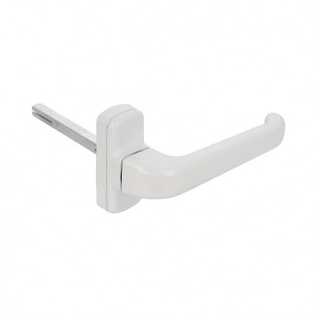 AMIG 19248  
 Manilla aluminio EPSILON  
 132 x 70 mm  
 Aluminio  
 Blanco