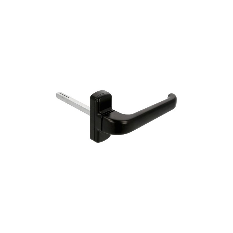 AMIG 19249  
 Manilla aluminio EPSILON  
 132 x 70 mm  
 Aluminio  
 Negro