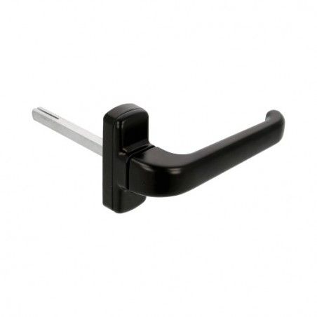 AMIG 19249  
 Manilla aluminio EPSILON  
 132 x 70 mm  
 Aluminio  
 Negro