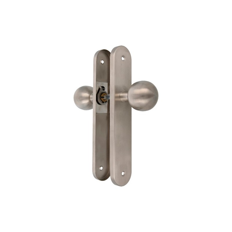 AMIG 19258  
 Pomo giratorio 11GP  
 245 x 45 mm  
 Acero inoxidable 18/8  
 Mate
