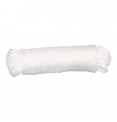 AMIG 19281   Cuerda de plástico 20100   Ø5 mm   Polietileno   Blanco