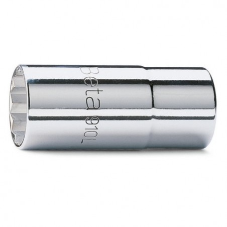 910BL 18 Vaso de 3/8&quot, poligonal largo, cromado