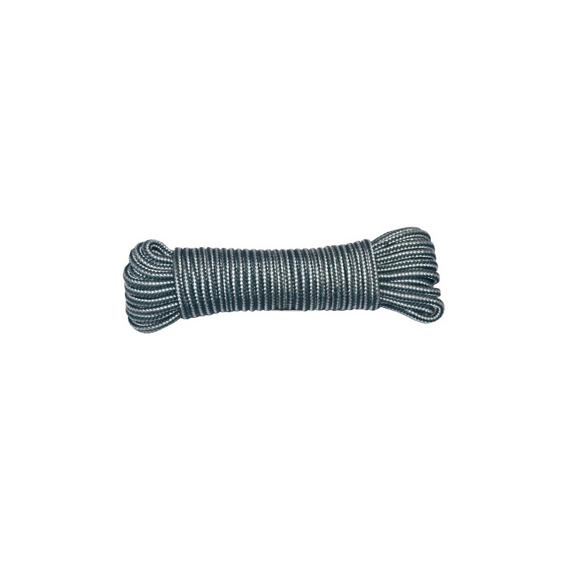 AMIG 19294  
 Cordón de polipropileno trenzado 20130  
 Ø4 mm  
 Polipropileno  
 Blanco/Verde