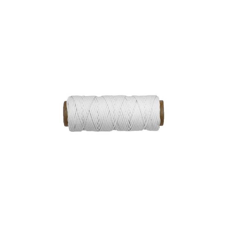 AMIG 19319  
 Hilo de polipropileno trenzado 20180  
 Ø1,7 mm  
 Polipropileno  
 Blanco