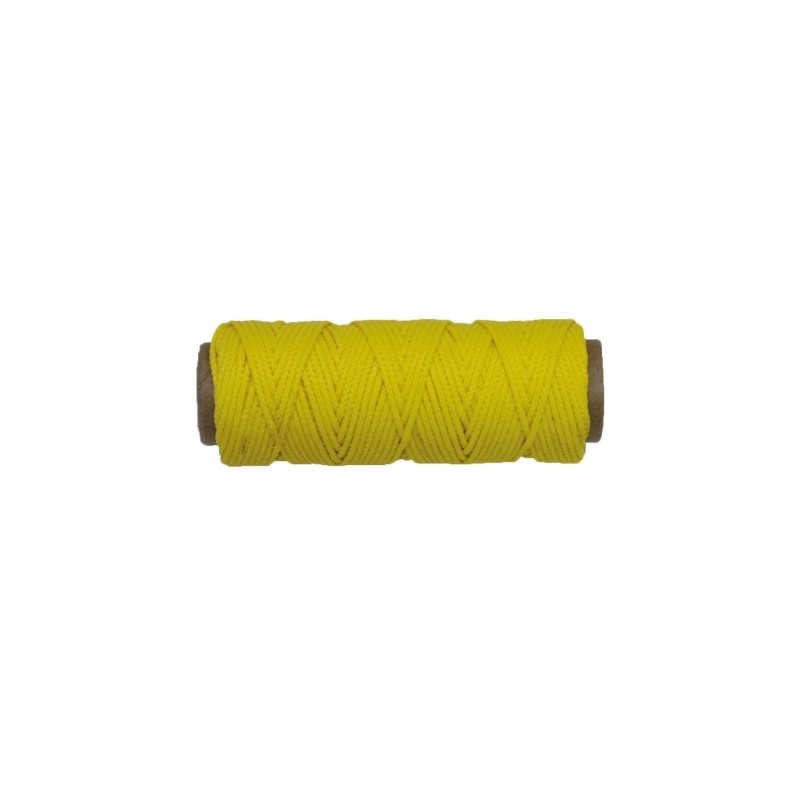 AMIG 19327  
 Hilo de polipropileno trenzado 20180  
 Ø1,7 mm  
 Polipropileno  
 Amarillo