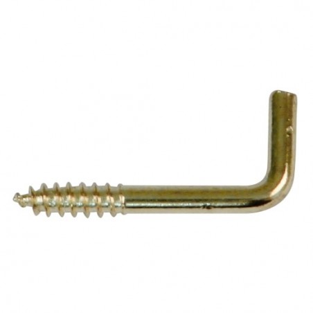 AMIG 19360  
 Escarpia roscada  
 Ø2,5 x 20 mm  
 Acero  
 Latonado