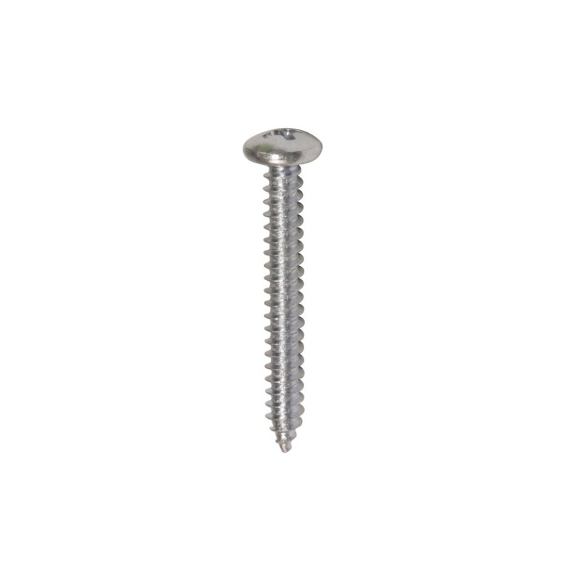 AMIG 19398  
 Tornillo rosca chapa cabeza alomada  
 Ø4,2 x 32 mm  
 Acero  
 Zincado
