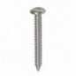 AMIG 19401  
 Tornillo rosca chapa cabeza alomada  
 Ø4,8 x 32 mm  
 Acero  
 Zincado