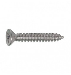AMIG 19413  
 Tornillo rosca chapa cabeza plana  
 Ø4,2 x 38 mm  
 Acero  
 Zincado