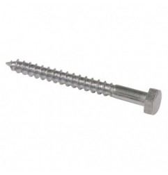 AMIG 19430  
 Tornillo cabeza hexagonal 'BARRAQUERO'  
 Ø6 x 60 mm  
 Acero  
 Zincado