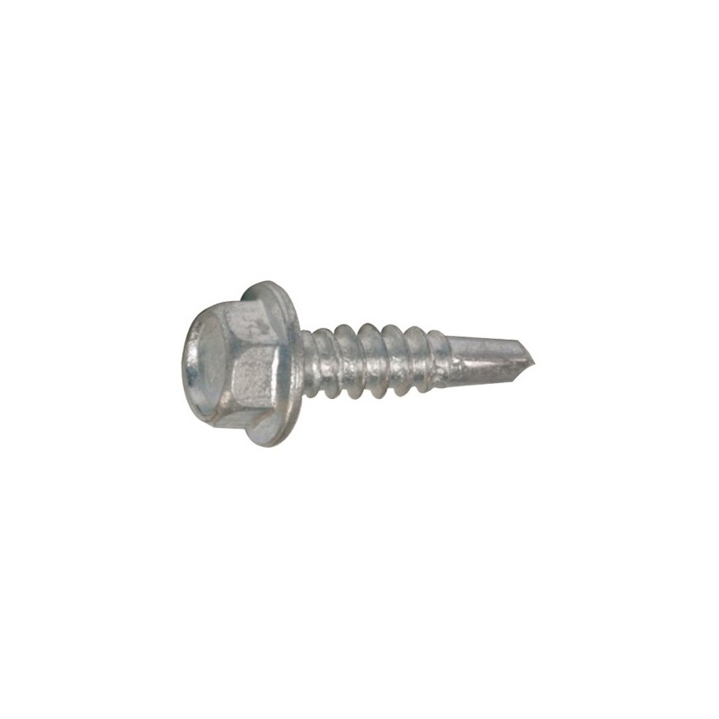 AMIG 19442  
 Tornillo autotaladrante cabeza hexagonal  
 Ø4,2 x 13 mm  
 Acero  
 Zincado
