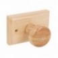 AMIG 19475  
 Colgador de madera 5451  
 100 x 65 mm  
 Madera  
 Roble
