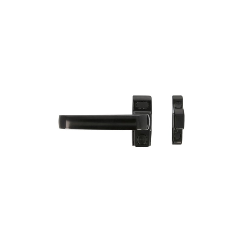 AMIG 19512  
 Manilla aluminio para ventana GAMMA  
 122 x 70 mm  
 Aluminio  
 Negro - Izquierda