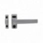 AMIG 19513  
 Manilla aluminio para ventana GAMMA  
 122 x 70 mm  
 Aluminio  
 Plata - Derecha