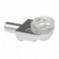 AMIG 19579  
 Soporte para baldas de cristal 164  
 17 x 11 x Ø5 mm  
 Zamak  
 Niquelado