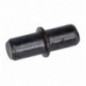 AMIG 19581  
 Soporte acero para baldas 160  
 Ø5 x 20 mm  
 Acero  
 Negro