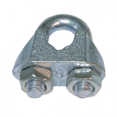 AMIG 19592  
 Sujetacables estribo 30100  
 Ø14 mm  
 Acero  
 Galvanizado