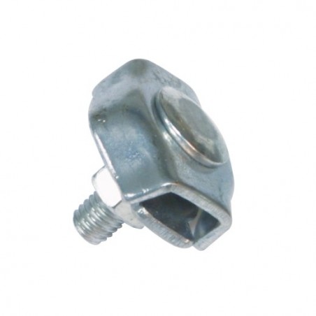 AMIG 19593  
 Sujetacables simple 30105  
 Ø3 - 7 mm  
 Acero  
 Zincado