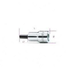 910PE 8 Vaso de 3/8&quot, con punta Allen, cromado