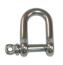 AMIG 19744  
 Grillete recto 30130  
 Ø12 mm  
 Acero inoxidable  
 AISI 316