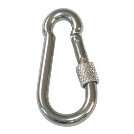 AMIG 19757  
 Mosquetón bombero 30150  
 Ø10 x 100 mm  
 Acero inoxidable  
 AISI 316