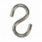 AMIG 19768  
 Gancho en S 30165  
 Ø5 x 50 mm  
 Acero inoxidable  
 AISI 316