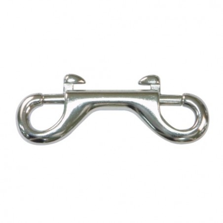 AMIG 19772  
 Mosquetón doble 30185  
 78 mm  
 Acero inoxidable  
 AISI 316