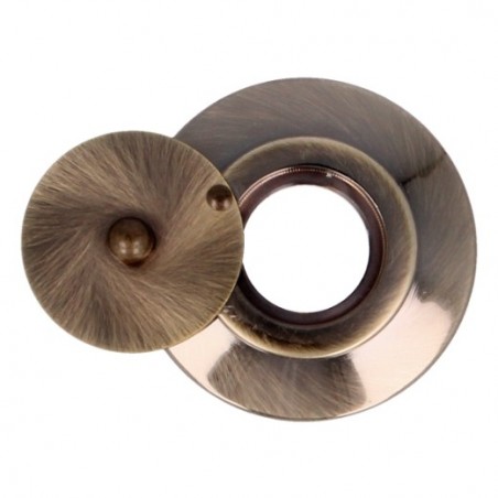 AMIG 19791  
 Tapa mirilla 2  
 Ø14 mm  
 Latón  
 Cuero