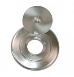 AMIG 19792  
 Tapa mirilla 2  
 Ø14 mm  
 Latón  
 Cromado mate