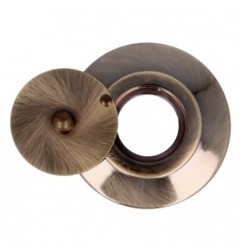 AMIG 19795  
 Tapa mirilla 2  
 Ø16 mm  
 Latón  
 Cuero