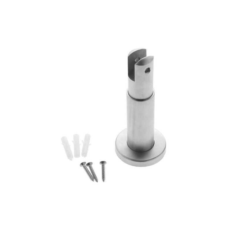 AMIG 19818  
 Soporte pie 110  
 100/200 x 33 x 61 mm  
 Acero inoxidable 18/8  
 Mate