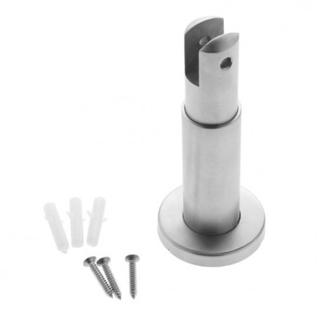 AMIG 19818  
 Soporte pie 110  
 100/200 x 33 x 61 mm  
 Acero inoxidable 18/8  
 Mate