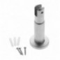 AMIG 19818  
 Soporte pie 110  
 100/200 x 33 x 61 mm  
 Acero inoxidable 18/8  
 Mate
