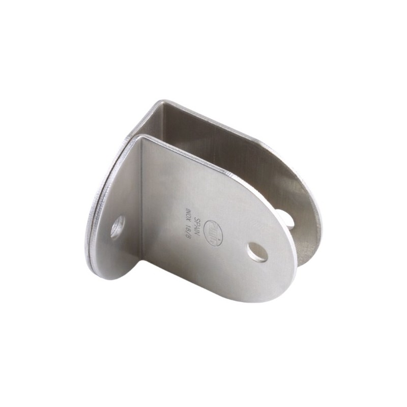 AMIG 19820  
 Soporte de fijación 112  
 54 x 42 x 2 mm  
 Acero inoxidable 18/8  
 Mate