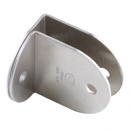 AMIG 19820  
 Soporte de fijación 112  
 54 x 42 x 2 mm  
 Acero inoxidable 18/8  
 Mate