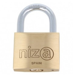 NIZA 19840  
 Candado NIZA AN  
 60 mm  
 Latón  
 Mate