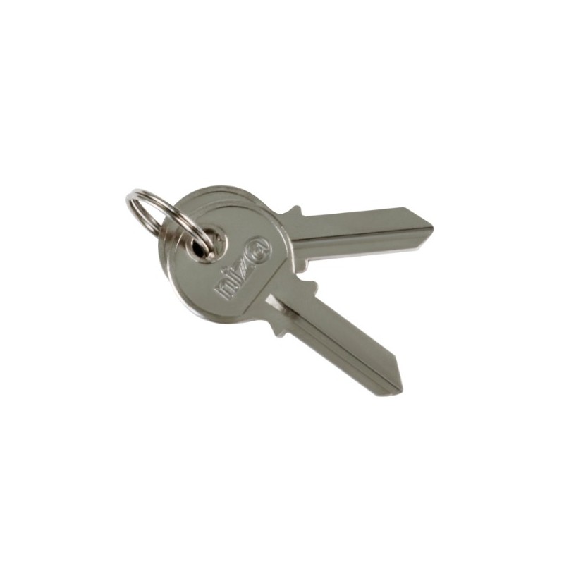 NIZA 19863  
 Llave NIZA  
 30 mm  
 Latón  
 Niquelado