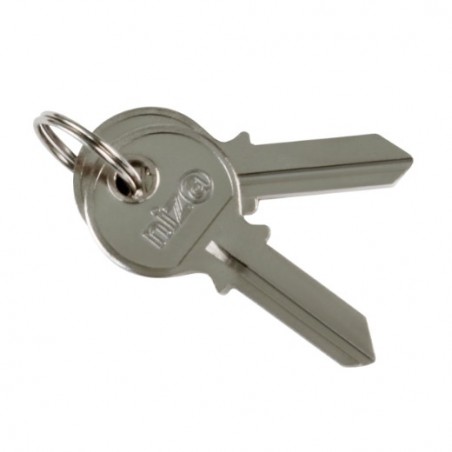 NIZA 19863  
 Llave NIZA  
 30 mm  
 Latón  
 Niquelado