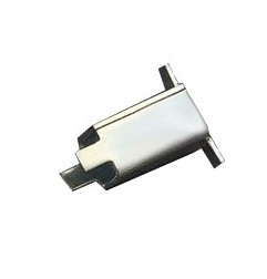 AMIG 19906  
 Suplemento picaporte 8 - 7  
 8 - 7 mm  
 Acero  
 Zincado