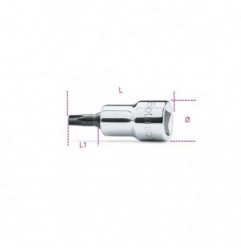 910TX 15 Vaso de 3/8&quot, con punta Torx&reg,, cromado