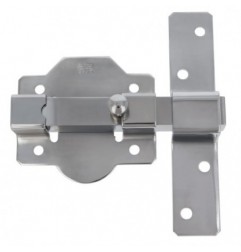 AMIG 19930  
 Cerrojo de seguridad 1P  
 88 x 131 mm  
 Acero  
 Cromado brillo