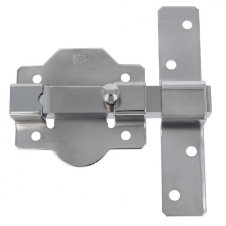 AMIG 19930  
 Cerrojo de seguridad 1P  
 88 x 131 mm  
 Acero  
 Cromado brillo