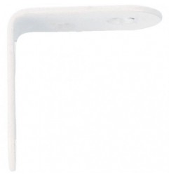 AMIG 19937  
 Ángulo 3  
 30 x 16 x 1,5 mm  
 Acero  
 Blanco