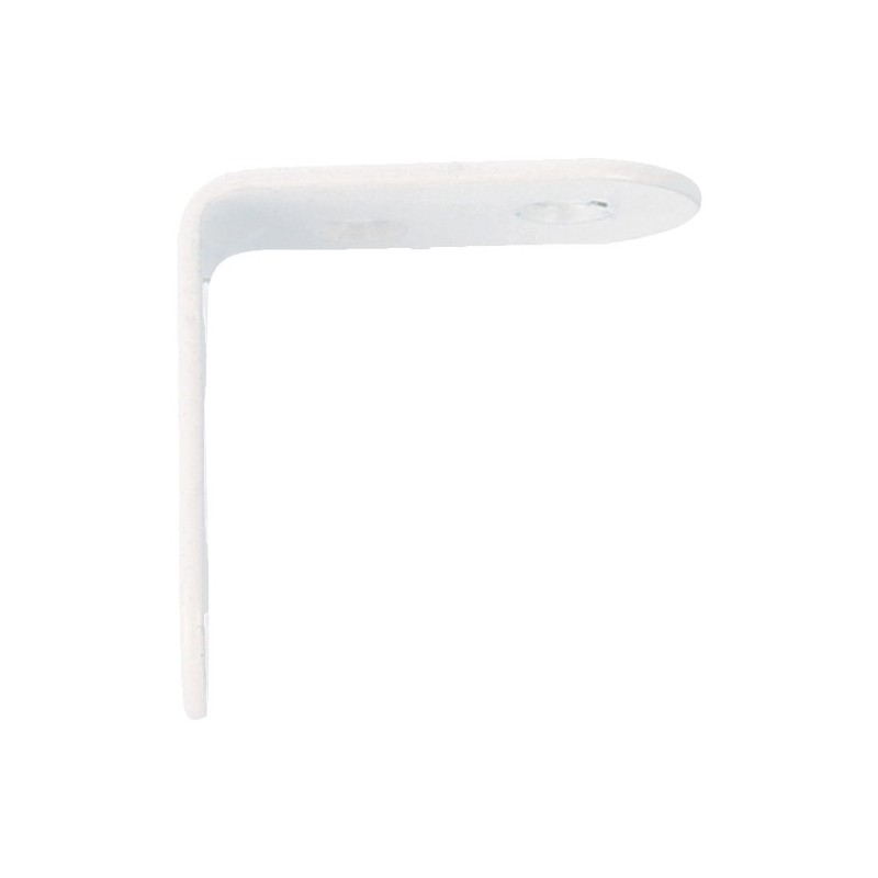 AMIG 19937  
 Ángulo 3  
 30 x 16 x 1,5 mm  
 Acero  
 Blanco
