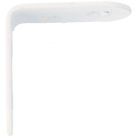 AMIG 19937  
 Ángulo 3  
 30 x 16 x 1,5 mm  
 Acero  
 Blanco