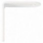AMIG 19938  
 Ángulo 3  
 40 x 19 x 2 mm  
 Acero  
 Blanco
